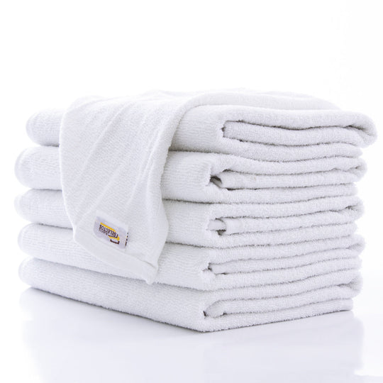 Paquete de Toalla medio baño 127 X 70 - 380 grs / 60 Pzas